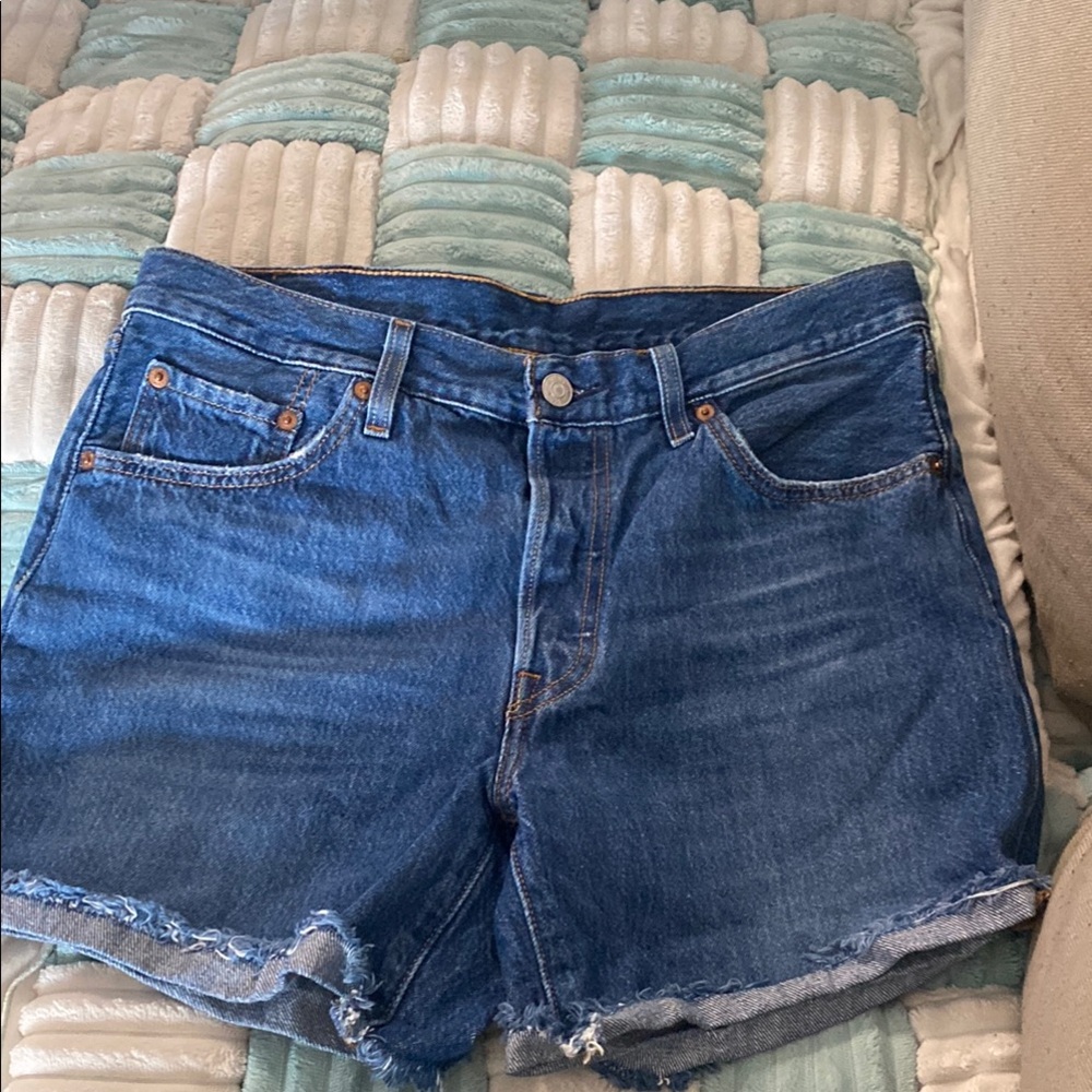 Levi's Blue Jean Shorts Classic Style